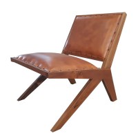 SM323-20 LEATHER CHAIR 61X78X77